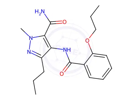 Chemical structure of Sildenafil Citrate Impurity 117