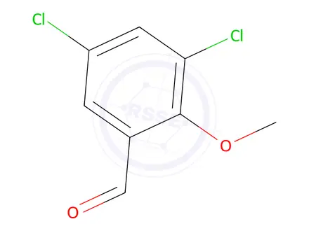 Chemical structure of 3,5-Dichloro-2-methoxybenzaldehyde