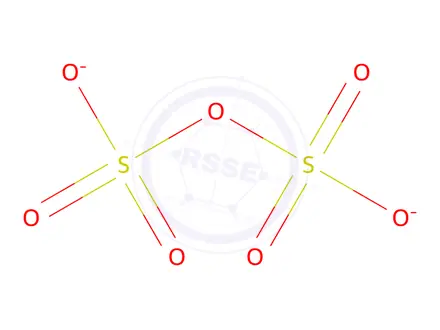 Chemical structure of Ammonium pyrosulfate