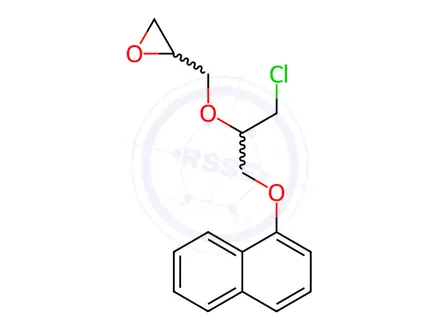 Chemical structure of Propranolol Impurity 23