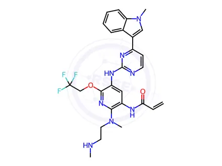 Chemical structure of Almonertinib Impurity 2