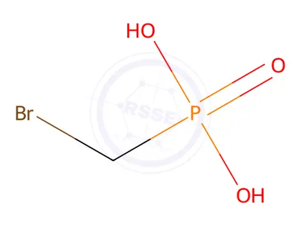 Chemical structure of (bromomethyl)phosphonic acid