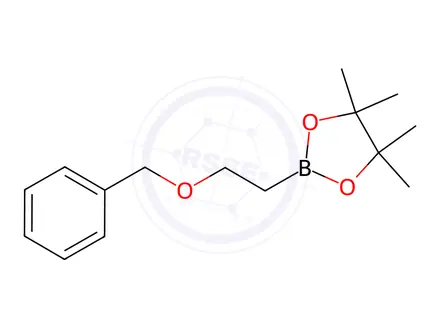 Chemical structure of 2-(Benzyloxy)ethylboronic acid pinacol ester