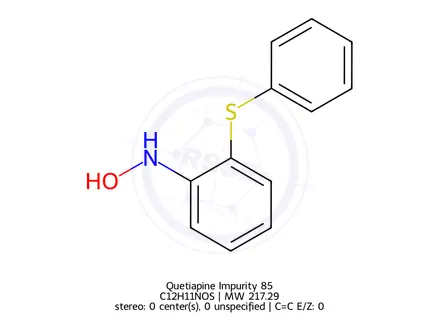 Chemical structure of Quetiapine Impurity 85