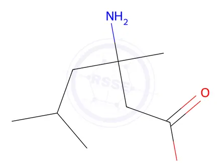 Chemical structure of 3-Amino-3,5-dimethylhexanoic acid