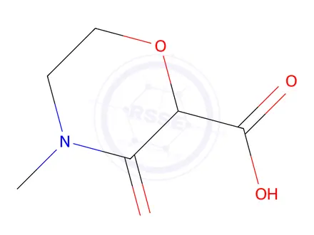 Chemical structure of 4-Methyl-3-oxomorpholine-2-carboxylic Acid
