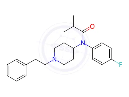 Chemical structure of 4-Fluoroisobutyryl fentanyl