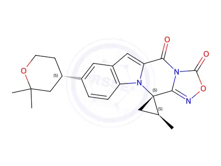 Chemical structure of Orforglipron Impurity 115