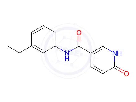 Chemical structure of n-(3-Ethylphenyl)-6-oxo-1,6-dihydropyridine-3-carboxamide