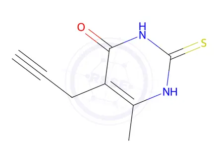 Chemical structure of 6-Methyl-5-(prop-2-yn-1-yl)-2-thioxo-2,3-dihydropyrimidin-4(1H)-one