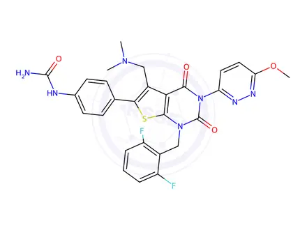 Chemical structure of N-Desmethoxy Relugolix