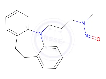 Chemical structure of Desipramine Impurity 8 (N-Nitroso Desipramine)