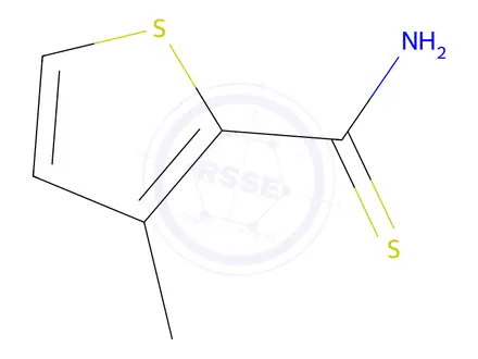 Chemical structure of 3-methylthiophene-2-carbothioamide
