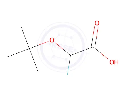 Chemical structure of 2-(tert-Butoxy)-2-fluoroacetic Acid