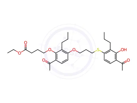 Chemical structure of Tipelukast Impurity 59