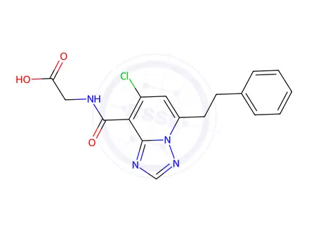 Chemical structure of Enarodustat Impurity 58