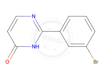 Chemical structure of 2-(3-Bromophenyl)-3,4-dihydropyrimidin-4-one