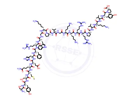 Chemical structure of Tetracosactide EP Impurity F