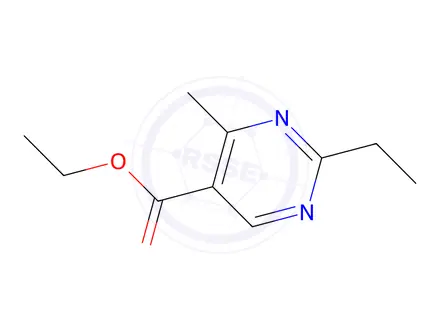Chemical structure of Ethyl 2-ethyl-4-methylpyrimidine-5-carboxylate