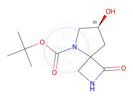 Chemical structure of Tert-butyl (7S)-7-hydroxy-1-oxo-2,5-diazaspiro[3.4]Octane-5-carboxylate