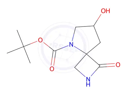 Chemical structure of Tert-butyl 7-hydroxy-1-oxo-2,5-diazaspiro[3.4]Octane-5-carboxylate