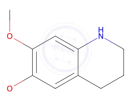 Chemical structure of 6,7-Dimethoxy-1,2,3,4-tetrahydroquinoline