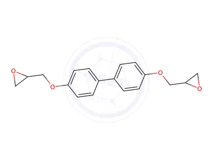 Chemical structure of 4,4'-Bis(oxiran-2-ylmethoxy)-1,1'-biphenyl