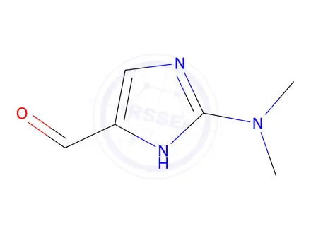 Chemical structure of 2-DIMETHYLAMINO-1H-IMIAZOLE-4-CARBALDEHYDE