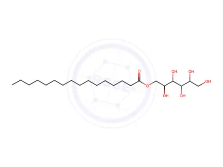 Chemical structure of D-glucitol monopalmitate