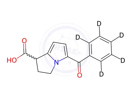 Chemical structure of Ketorolac-d5 (1215767-66-0)