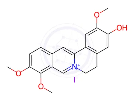 Chemical structure of Jatrorrhizine Iodide