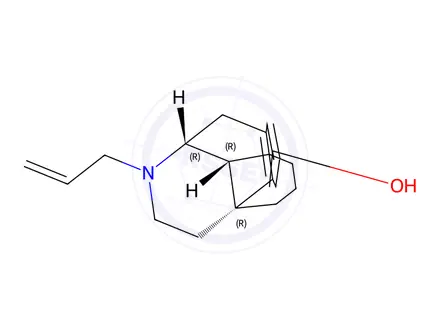Chemical structure of Levallorphan