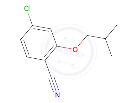 Chemical structure of 4-CHloro-2-(2-methylpropoxy)benzonitrile