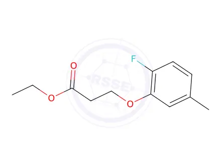 Chemical structure of Ethyl 3-(2-fluoro-5-methylphenoxy)propanoate