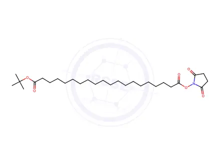 Chemical structure of 1-tert-Butyl 20-(2,5-dioxopyrrolidin-1-yl) icosanedioate