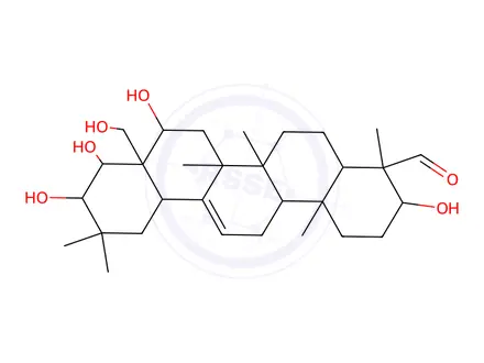 Chemical structure of Camelliagenin E