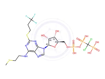 Chemical structure of Cangrelor