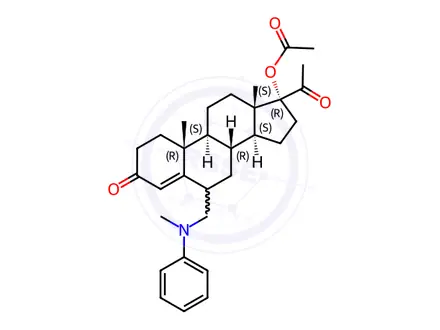 Chemical structure of Medroxyprogesterone Acetate Impurity 28