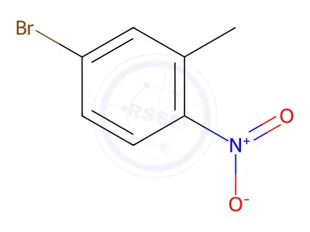 Chemical structure of 4-Bromo-2-methyl-1-nitrobenzene