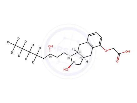 Chemical structure of Treprostinil D9