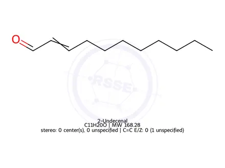 Chemical structure of 2-Undecenal