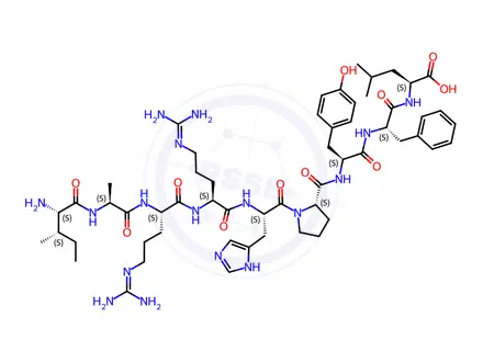 Chemical structure of Kinetensin