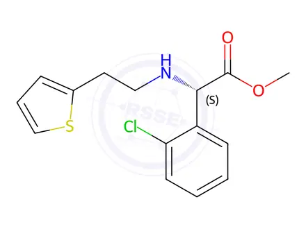 Chemical structure of Clopidogrel EP Impurity F (Free Base)