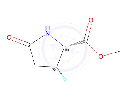 Chemical structure of (2R,3R)-Methyl 3-fluoro-5-oxopyrrolidine-2-carboxylate