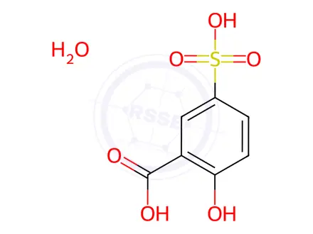 Chemical structure of 5-SULFOSALICYLIC ACID HYDRATE 95