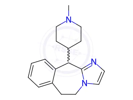 Chemical structure of Des Carbaldehyde Alcaftadine