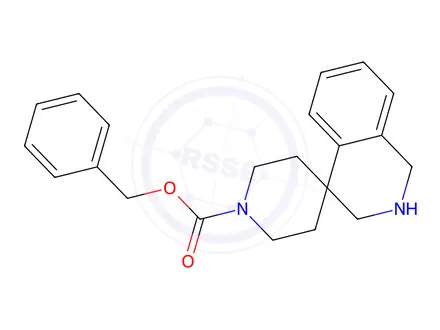 Chemical structure of Benzyl 2,3-dihydro-1H-spiro[isoquinoline-4,4'-piperidine]-1'-carboxylate