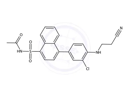 Chemical structure of Mizolastine Impurity 43
