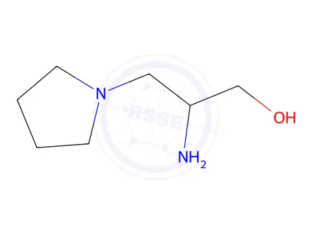 Chemical structure of 2-Amino-3-(1-pyrrolidinyl)-1-propanol