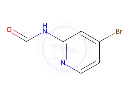 Chemical structure of N-(4-Bromopyridin-2-yl)formamide